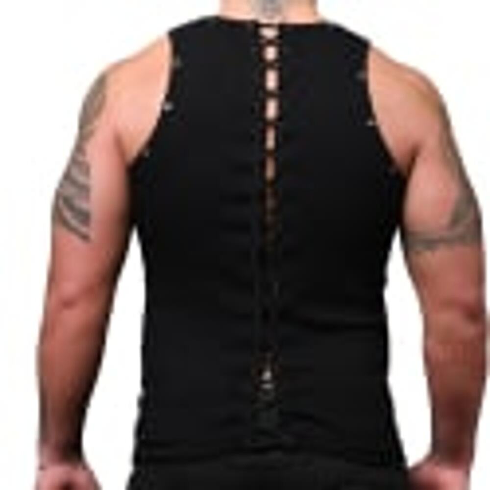 Andrew Christian X-Rated Tank Black Large - Picture 9 of 12